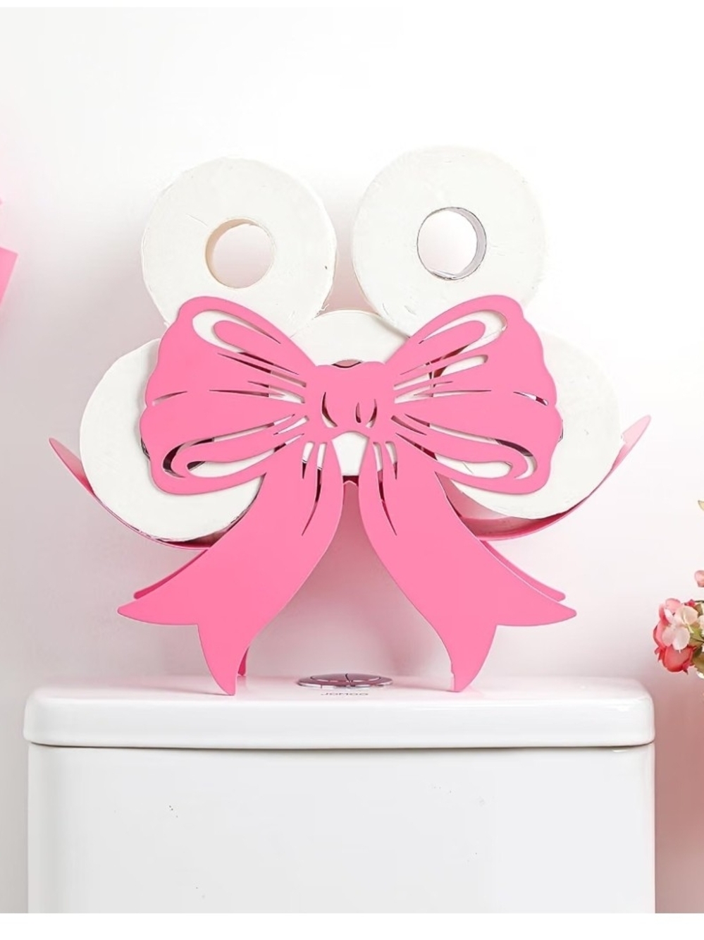 Pink Bow Bathroom Decor Pink Toilet Paper Holder